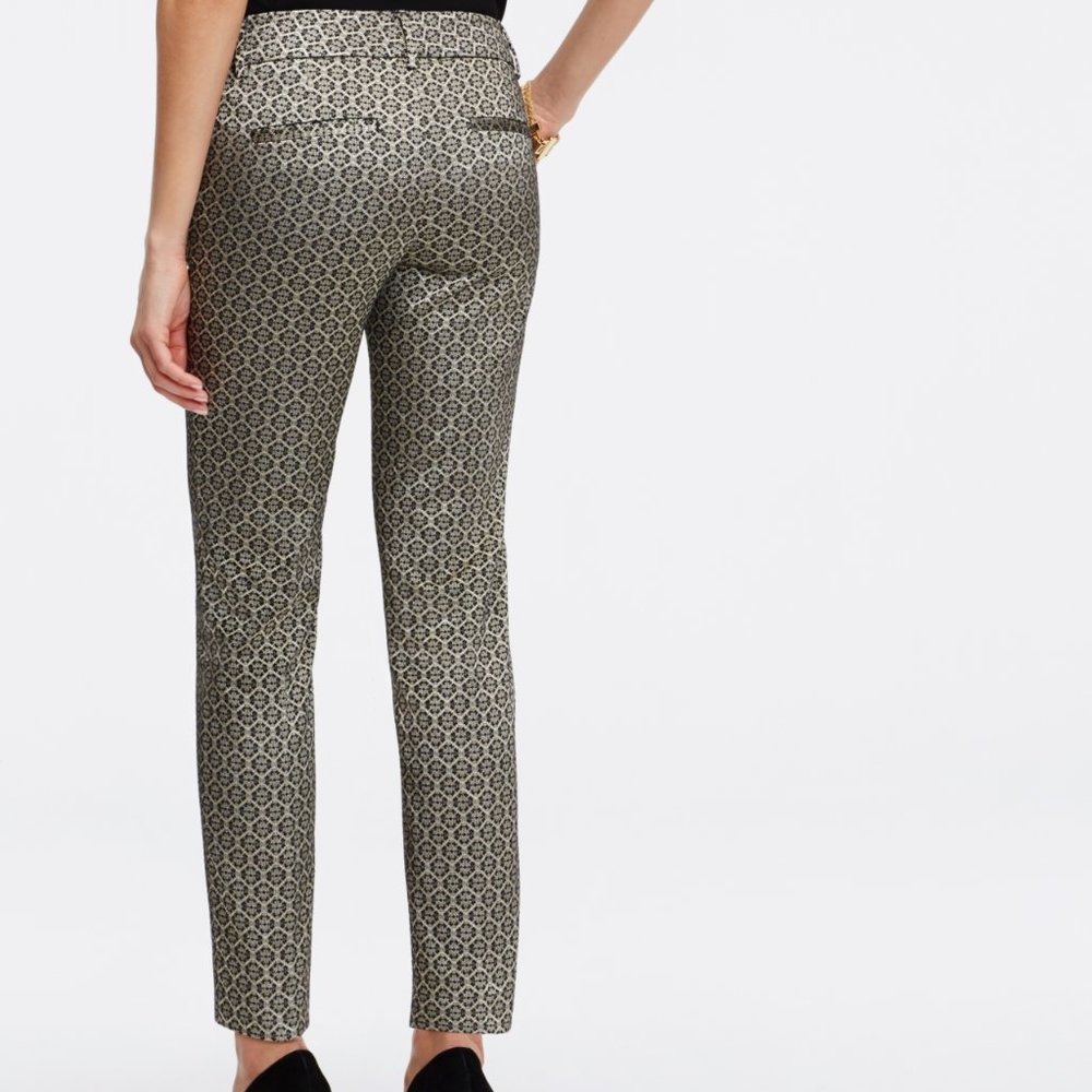 Ann Taylor size 10 gold and black crop pants